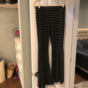 Stretch high waisted bell bottom